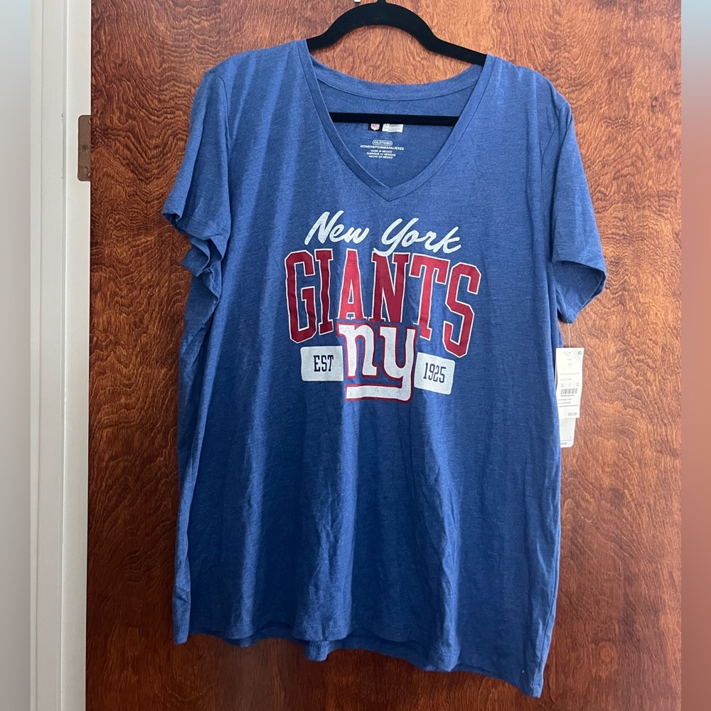 NFL NY Giants Women's Blue Apparel Top‎ 2XL